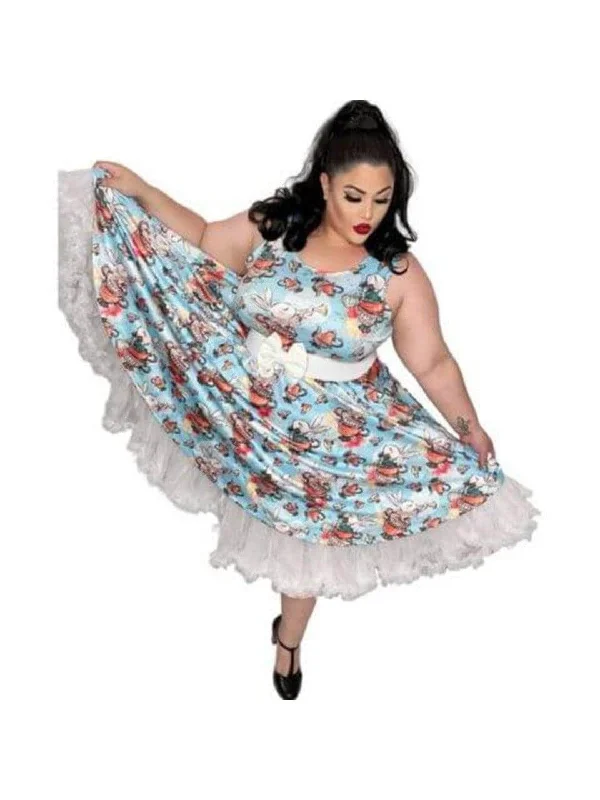 Down the Rabbit Hole Skater Dress