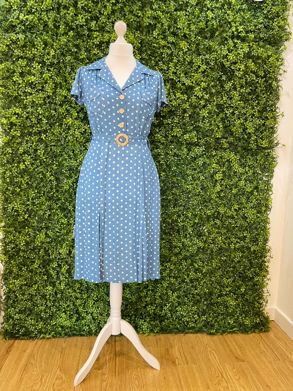 Evita Vintage Bluebell Dress