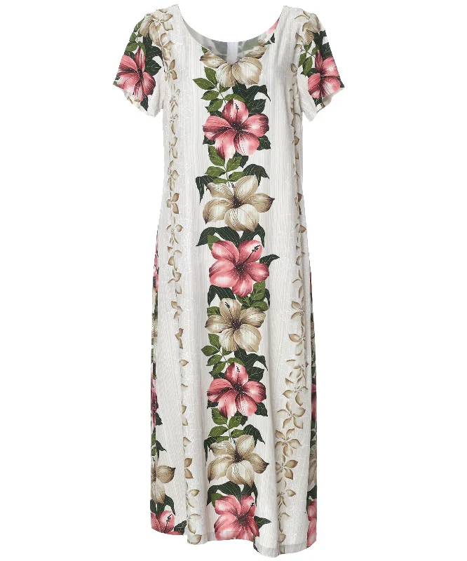 Hanalei Panel Traditional Relaxed Fit Hawaiian Dress