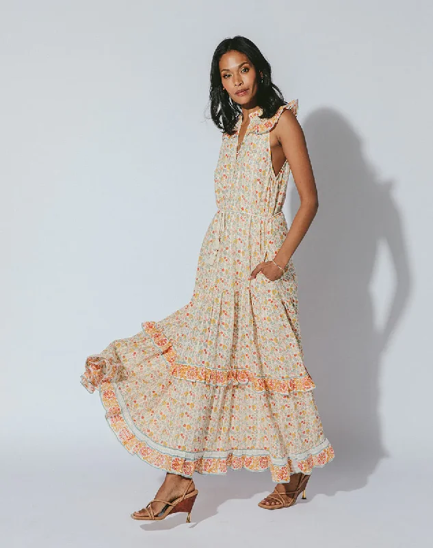 Kyra Ankle Dress Carnation