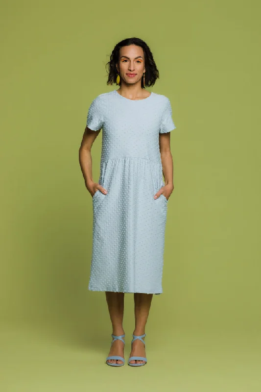 Larissa Dress Blue Dot
