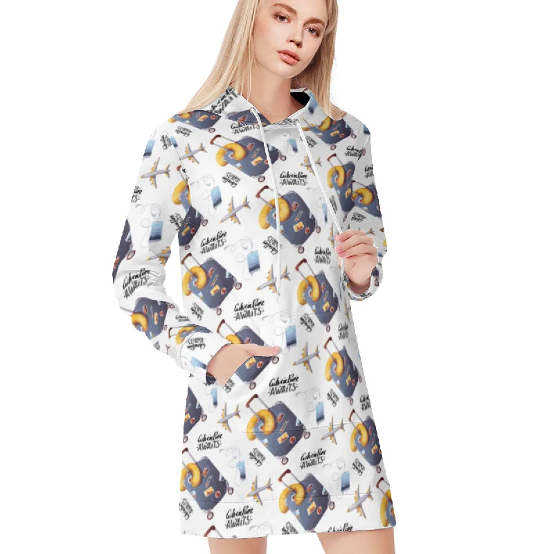 Ready to Travel Hoddie Sweat Dress