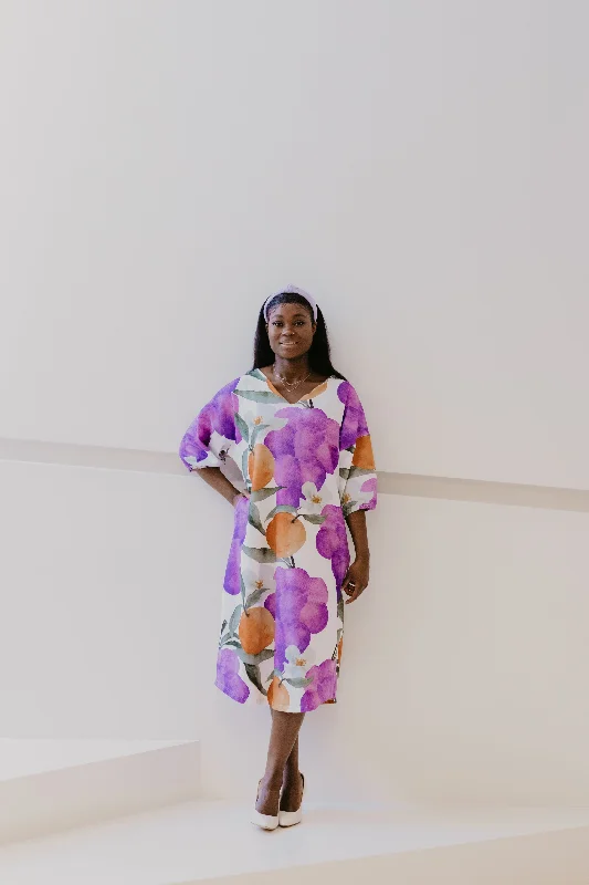 Selene Kaftan Dress Fruits