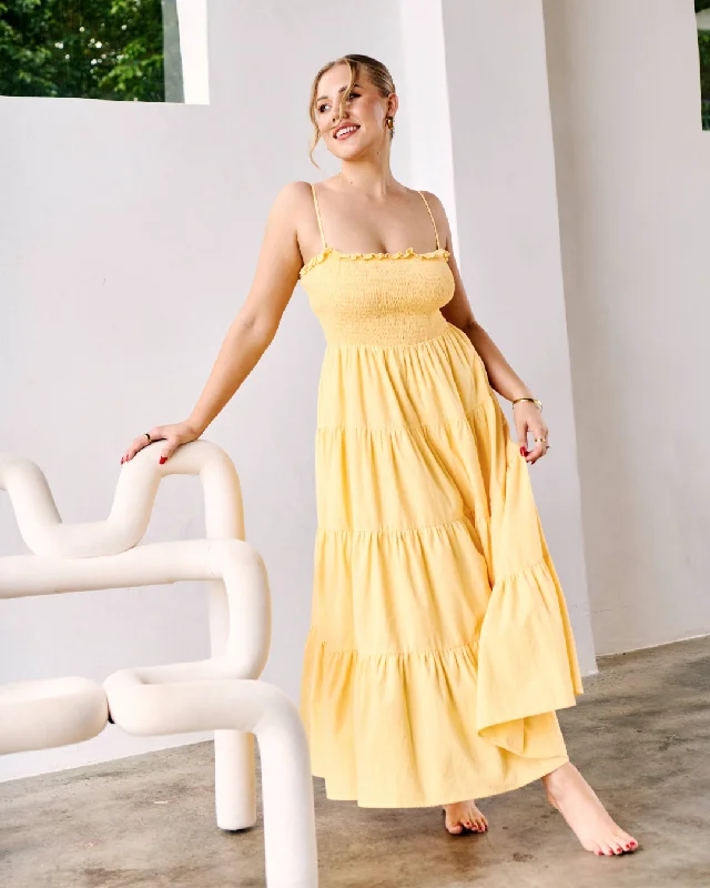Teena Dress-Yellow