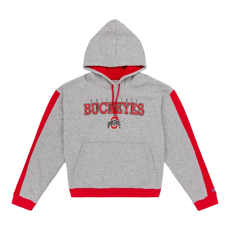 Women's Sleeve Stripe Hoodie Hoodie with Back Slit Movement Comfort