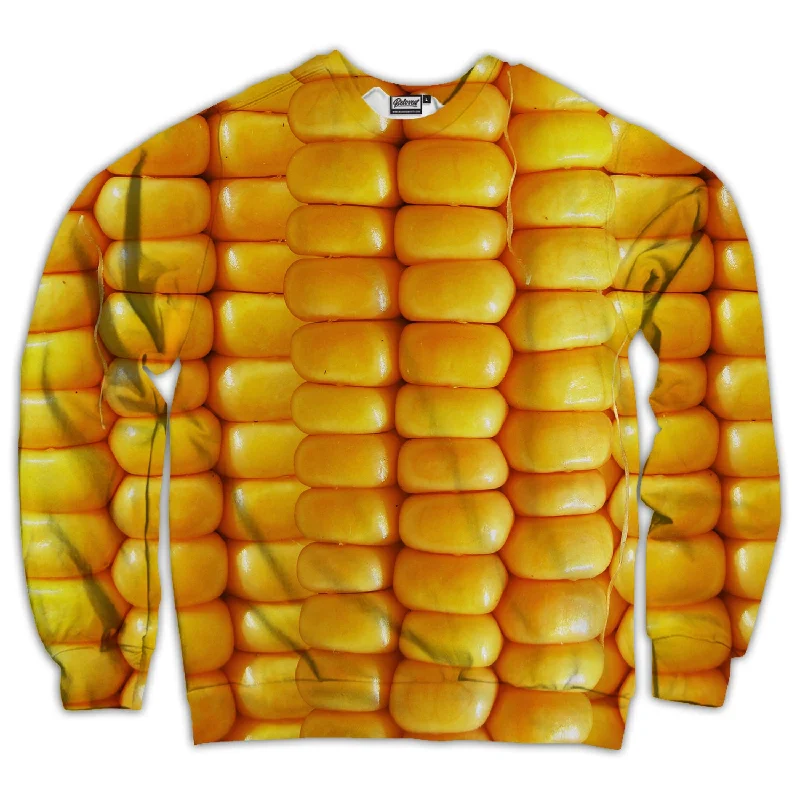Corn Cob Unisex Sweatshirt Hoodie with Slim Fit Tailored Modern