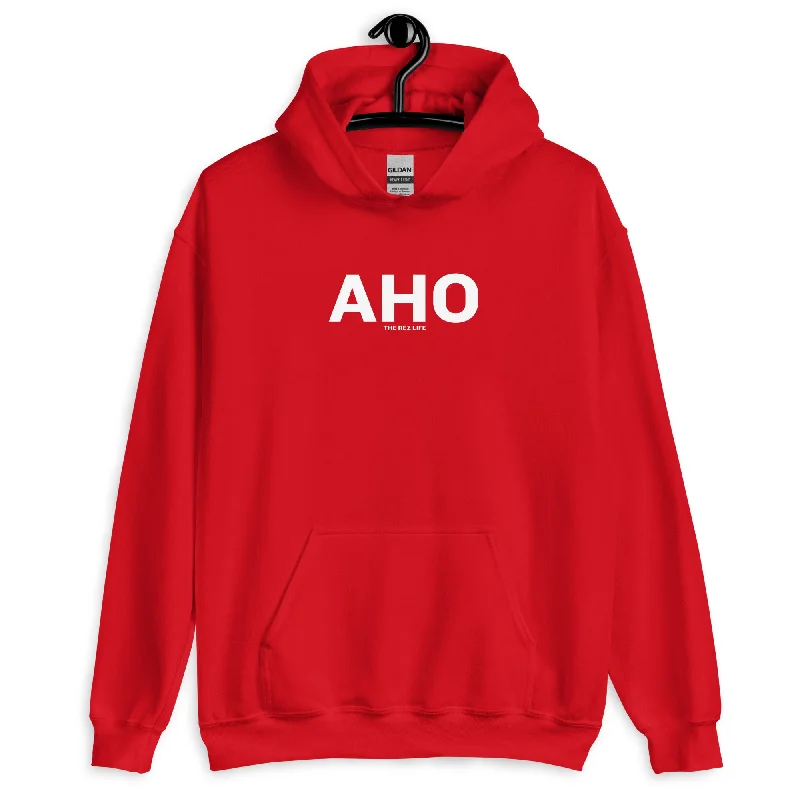 When You Drop Some Indigenous Wisdom... AHO Hoodie Hoodie with Zipper Placket Modern Functional
